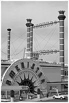 Ameristar casino riverboat. Vicksburg, Mississippi, USA (black and white)