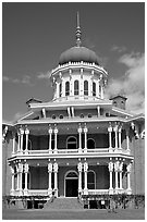 Longwood. Natchez, Mississippi, USA (black and white)