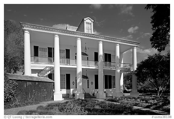 Rosalie house in Georgian style. Natchez, Mississippi, USA