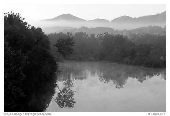 Lake along the Blue Ridge Parkway. Virginia, USA