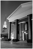 First Baptist Church, where the Ordinances of Secession were drawn. Columbia, South Carolina, USA ( black and white)