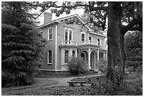 Childhood home of Woodrow Wilson. Columbia, South Carolina, USA (black and white)