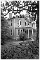 Boyhood home of president Wilson. Columbia, South Carolina, USA (black and white)