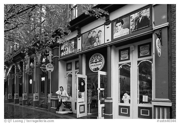 Sun record company. Nashville, Tennessee, USA (black and white)