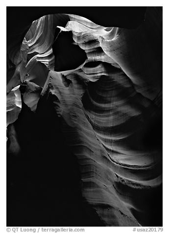 Slot canyon walls, Upper Antelope Canyon. Arizona, USA