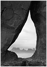 Teardrop Arch. USA ( black and white)