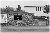 Quirky house, Dos Cabezas. Arizona, USA ( black and white)