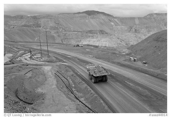 Mining truck carrying rocks, Morenci. Arizona, USA
