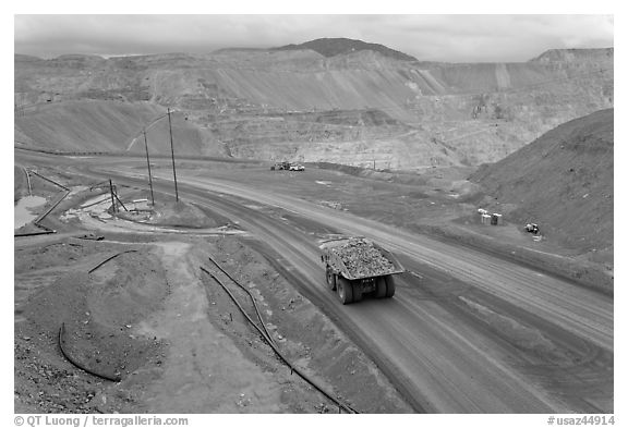 Mining truck carrying rocks, Morenci. Arizona, USA