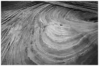 Multicolored swirls, Coyote Buttes South. Vermilion Cliffs National Monument, Arizona, USA ( black and white)