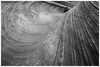 Third Wave, Coyote Buttes South. Vermilion Cliffs National Monument, Arizona, USA ( black and white)