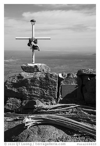 Lorene Leonberger memorial. Ironwood Forest National Monument, Arizona, USA