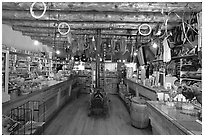 The Bullpen. Hubbell Trading Post National Historical Site, Arizona, USA (black and white)