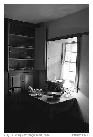 Room inside Winsor Castle. Pipe Spring National Monument, Arizona, USA