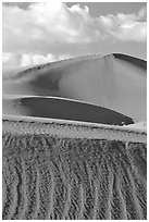 Sand dunes, early morning. Canyon de Chelly  National Monument, Arizona, USA (black and white)