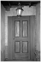 Door, Old Tucson Studios. Tucson, Arizona, USA (black and white)