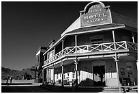 Saloon, Old Tucson Studios. Tucson, Arizona, USA (black and white)