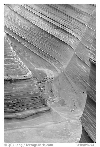 The Wave, side formation. Coyote Buttes, Vermilion cliffs National Monument, Arizona, USA