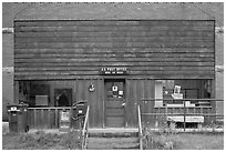 Post office, Rico. Colorado, USA (black and white)