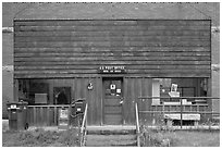 Post office, Rico. Colorado, USA ( black and white)