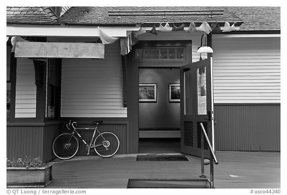 Ah Haa school for the arts. Telluride, Colorado, USA (black and white)