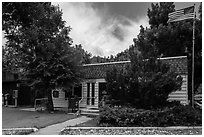 Post Office, Drake. Colorado, USA ( black and white)