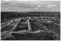 Lowry Pueblo. Canyon of the Ancients National Monument, Colorado, USA ( black and white)