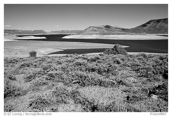 Cebolla Basin, Curecanti National Recreation Area. Colorado, USA (black and white)