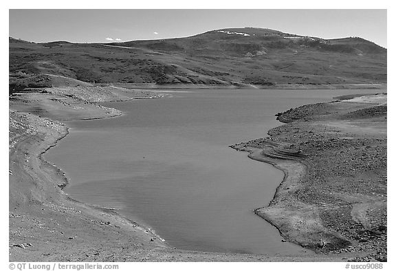 Cebolla Basin, Curecanti National Recreation Area. Colorado, USA (black and white)