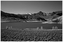 Sapinero Basin, Curecanti National Recreation Area. Colorado, USA (black and white)