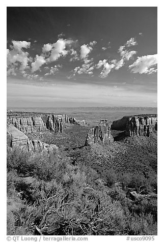 Mesas, Monument Canyon view. Colorado National Monument, Colorado, USA