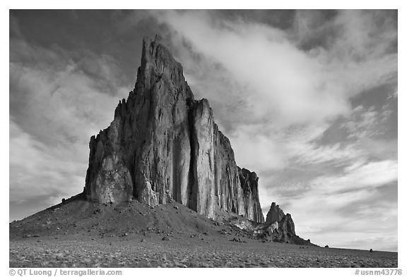 Shiprock diatreme. Shiprock, New Mexico, USA