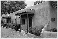 Las Casitas. Taos, New Mexico, USA (black and white)