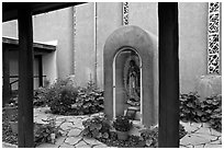 Church. Taos, New Mexico, USA (black and white)