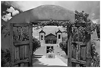 El Sanctuario de Chimayo. New Mexico, USA (black and white)