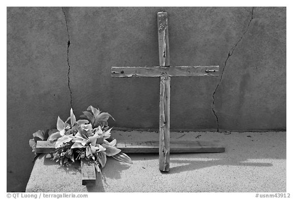 Crosses, Sanctuario de Chimayo. New Mexico, USA