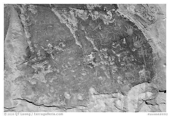 Petroglyphs. El Morro National Monument, New Mexico, USA