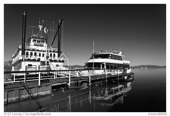 Tour boats, South Lake Tahoe, Nevada. USA