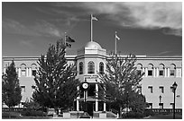 Nevada State Legistlature building. Carson City, Nevada, USA (black and white)