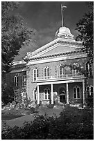 Nevada Capitol building. Carson City, Nevada, USA (black and white)