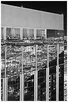 Top of the Hotel at Mandalay Bay. Las Vegas, Nevada, USA ( black and white)