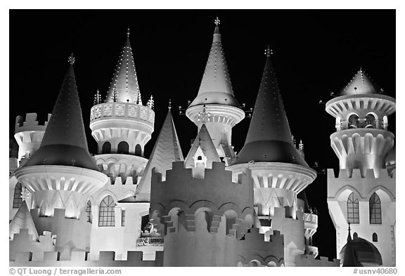 Castle-like Excalibur. Las Vegas, Nevada, USA