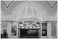 Golden Nugget Casino, Freemont Street, downtown. Las Vegas, Nevada, USA ( black and white)