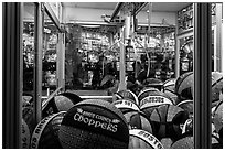 Claw crane game. Reno, Nevada, USA (black and white)