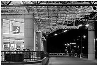 Drive-through pharmacy. Reno, Nevada, USA (black and white)