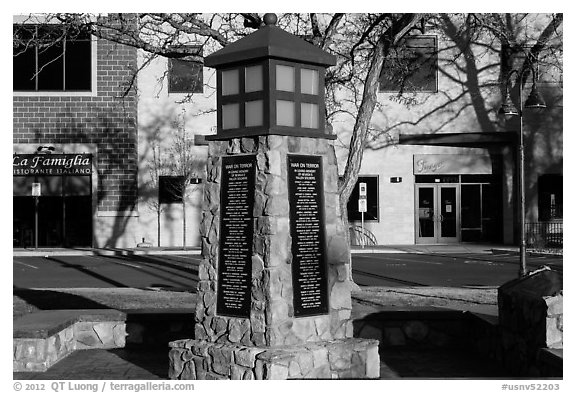 War on terror memorial. Reno, Nevada, USA