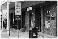Post office, Eureka. Nevada, USA ( black and white)