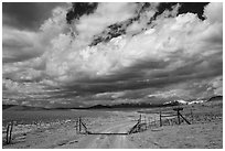 Water Gap. Basin And Range National Monument, Nevada, USA ( black and white)