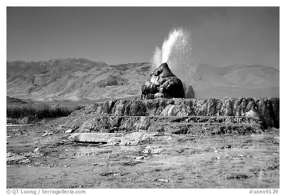 Fly Geyser, Black Rock Desert. Nevada, USA