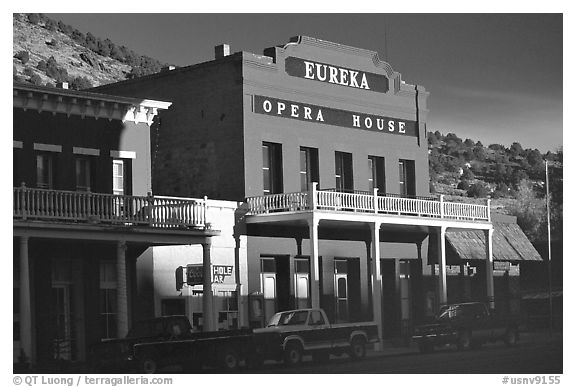 Opera house, sunset. Nevada, USA